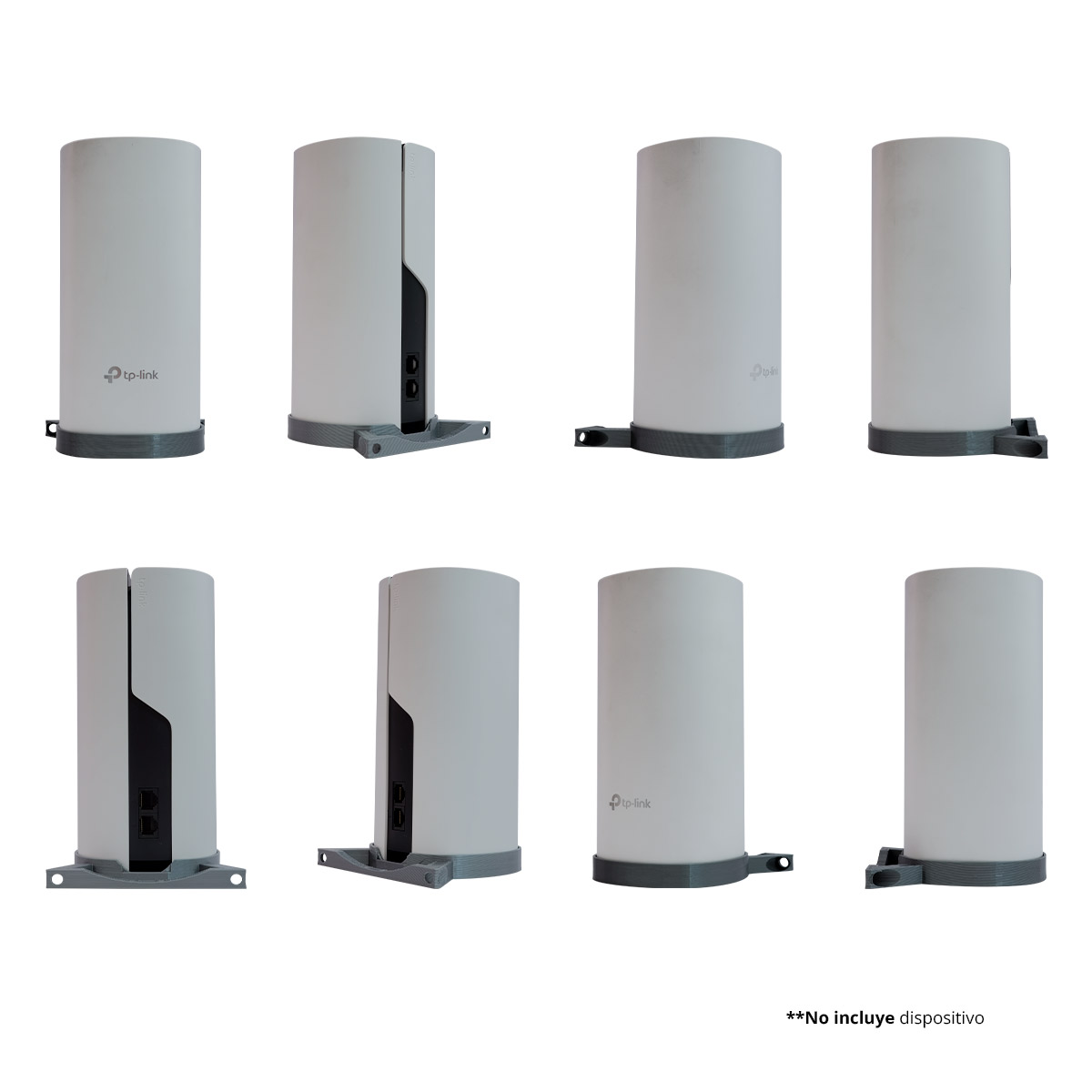 Kit Soporte De Pared Para Router O Modem Tp Link Deco M4 E4 Impremli