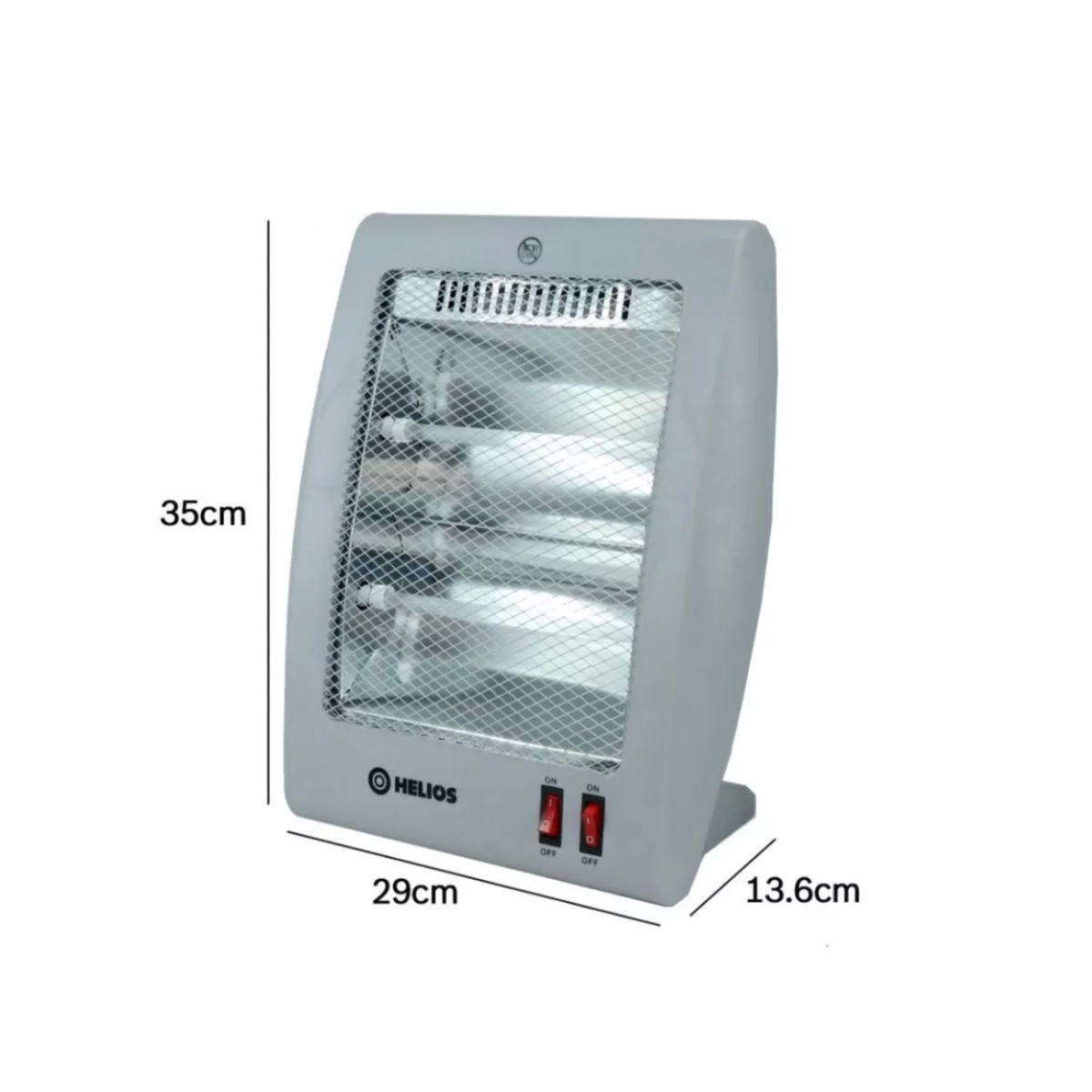 Calefactor Eléctrico de Cuarzo Helios 400W/800W LQ8W
