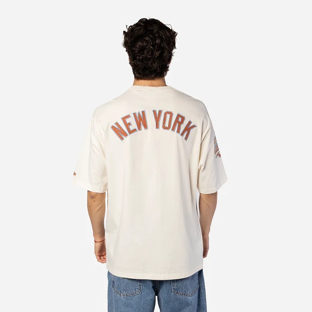 Playera New Era World Series Bp Beige Cafe