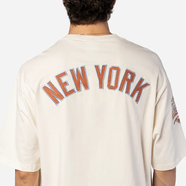 Playera New Era World Series Bp Beige Cafe