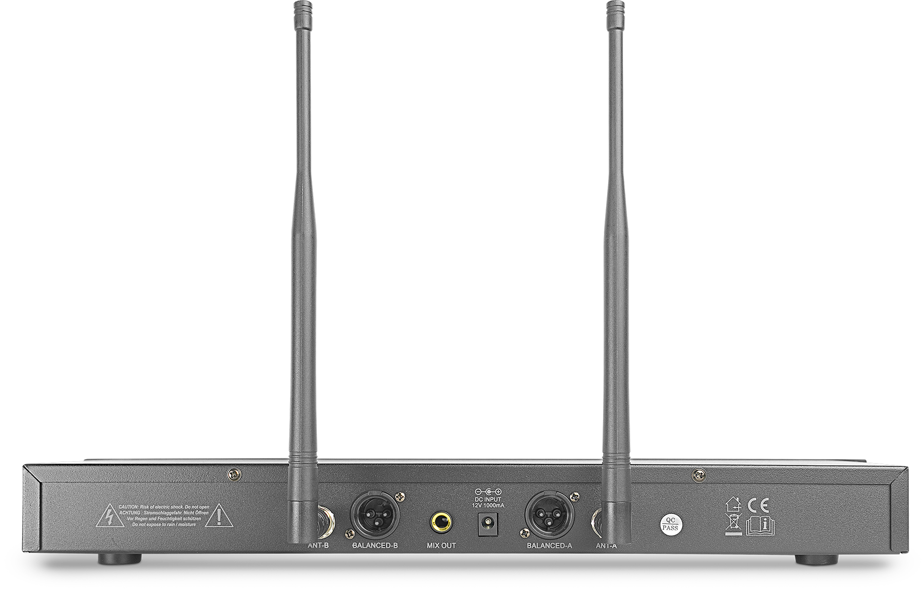 Micrófono Inalámbrico UP-SOLUTIONS UHF-2B Doble De Diadema