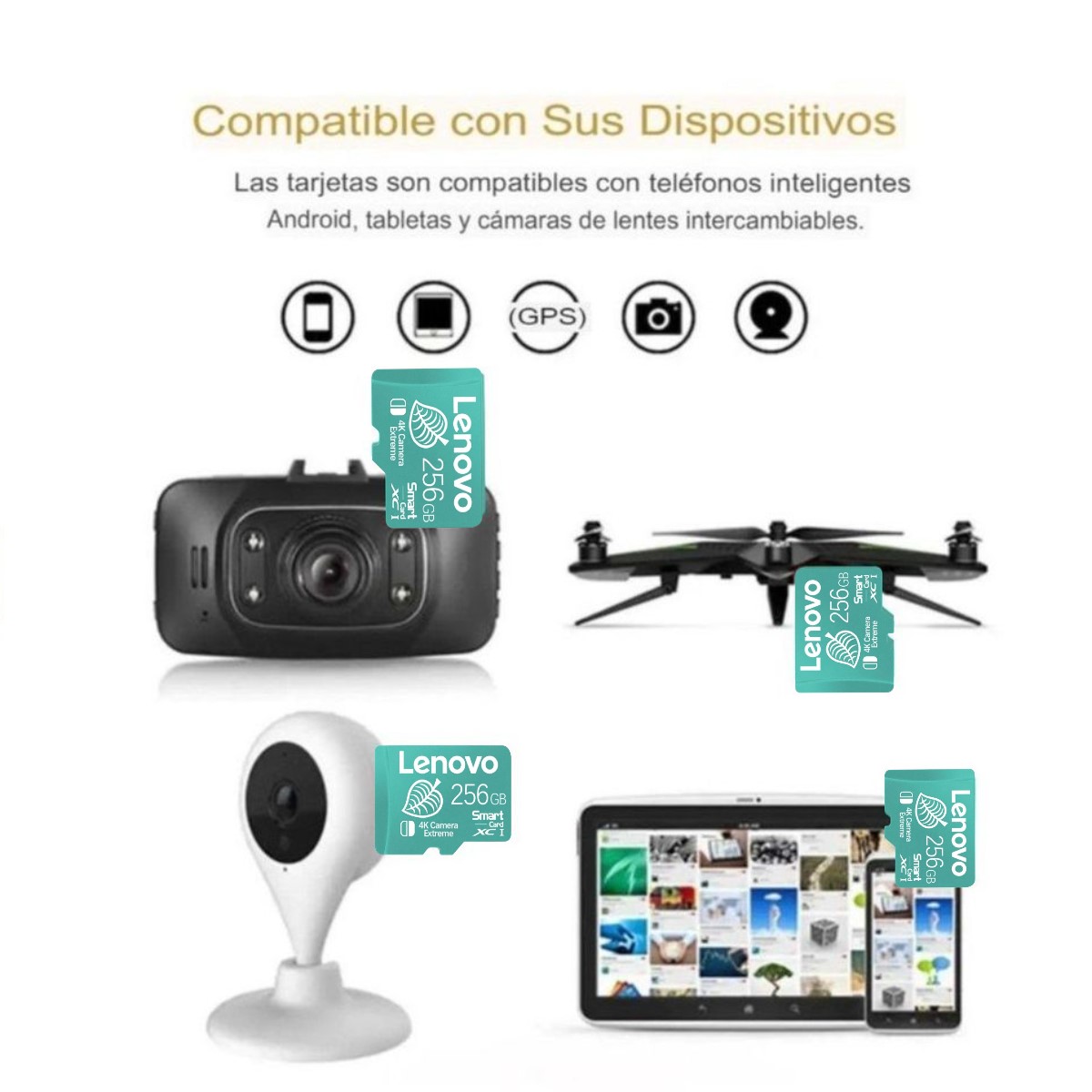 Lenovo tarjeta memoria Original teléfonos pc lap Micro TF SD alta velocidad 512GB usb Ps5 gamer