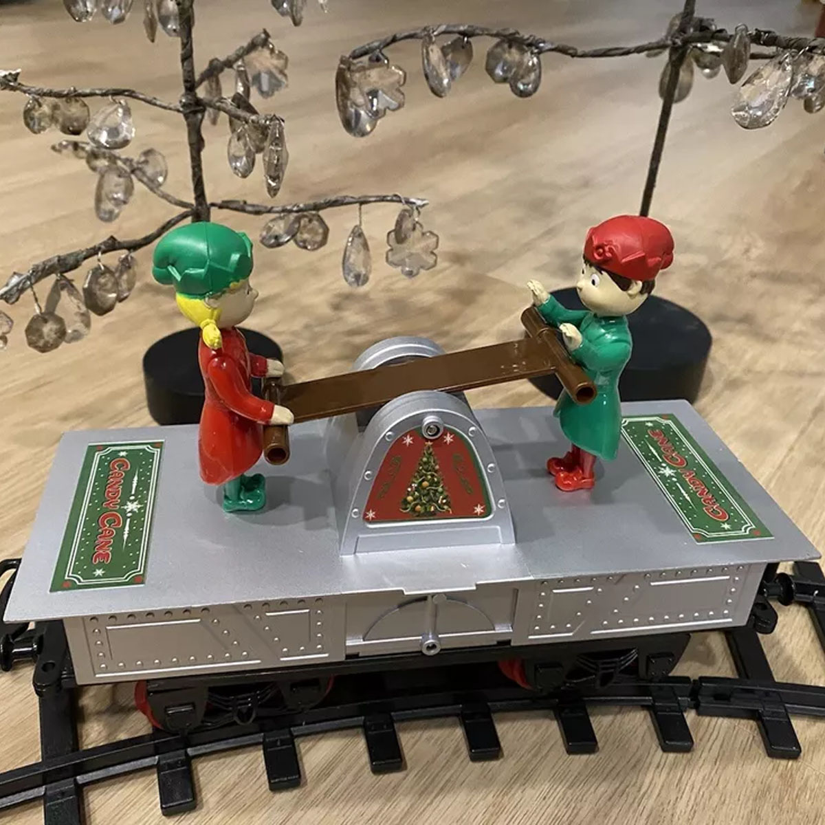 Tren Navideño 4 Vagones 24 piezas