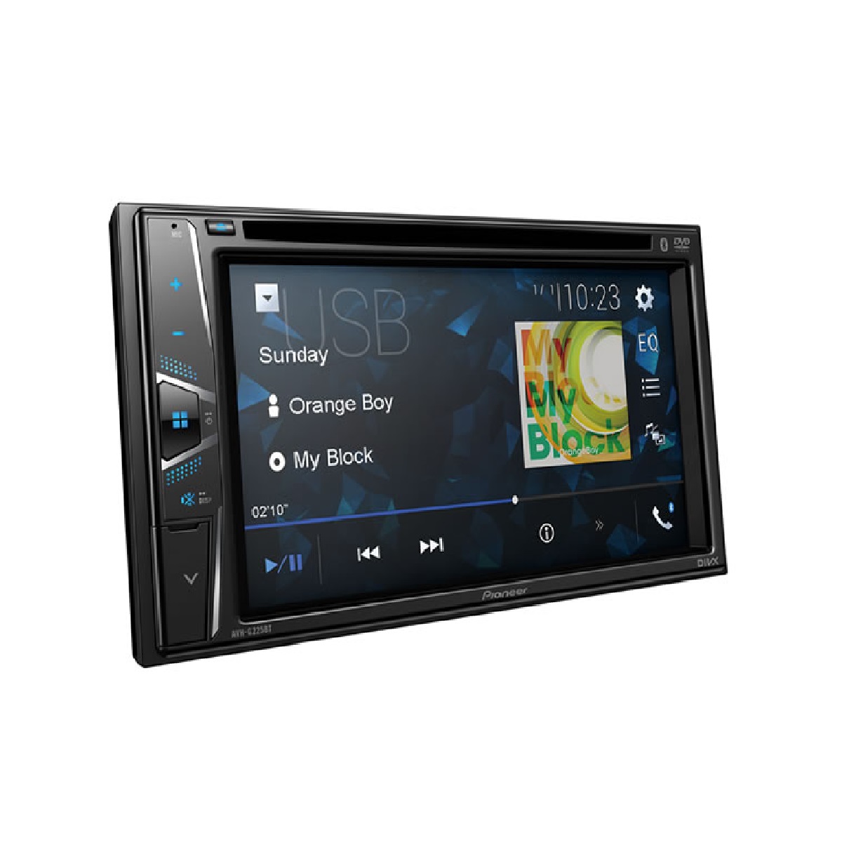 Autoestéreo Pantalla Pioneer AVH-G225BT 6.2" Doble DIN ALBY3