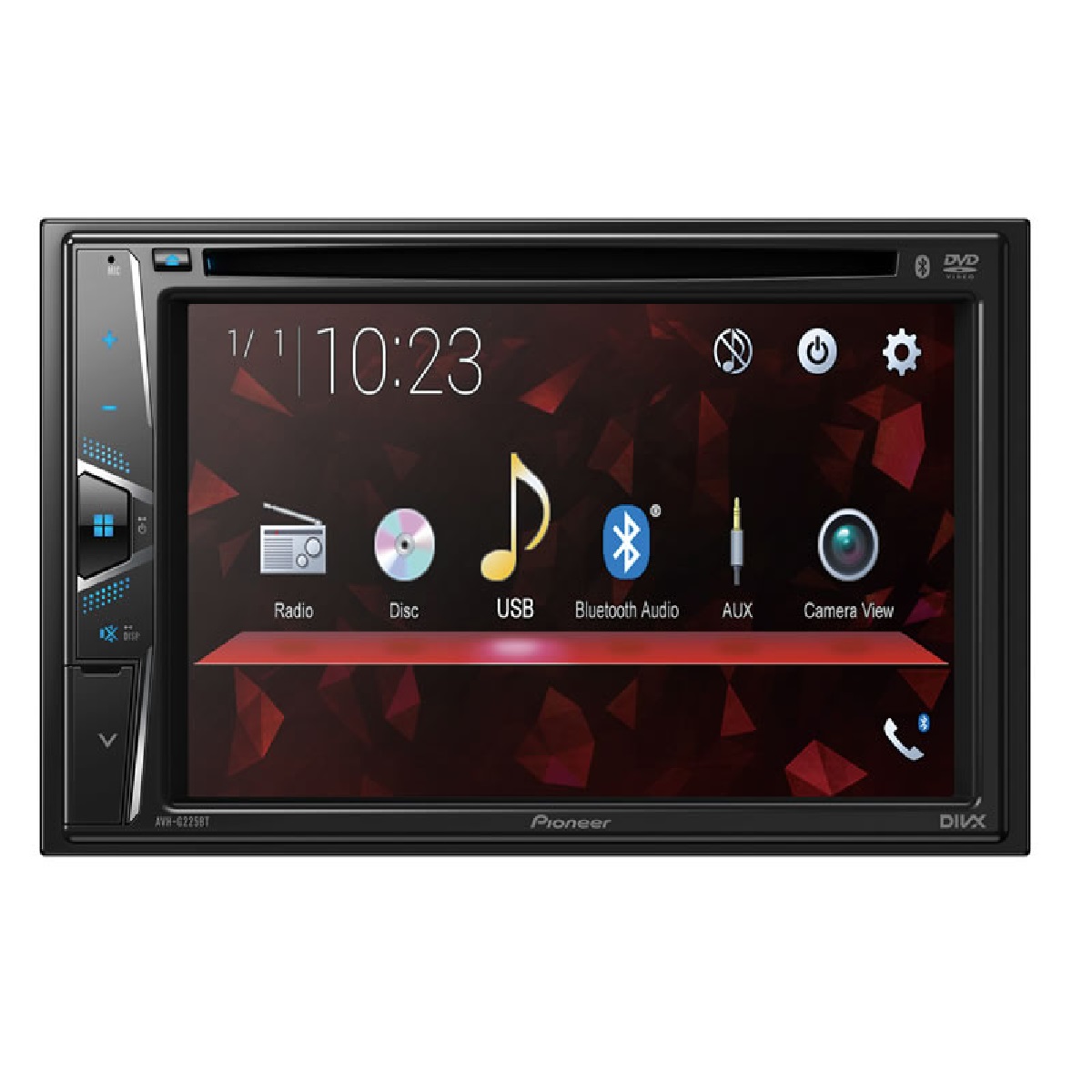 Autoestéreo Pantalla Pioneer AVH-G225BT 6.2" Doble DIN ALBY3