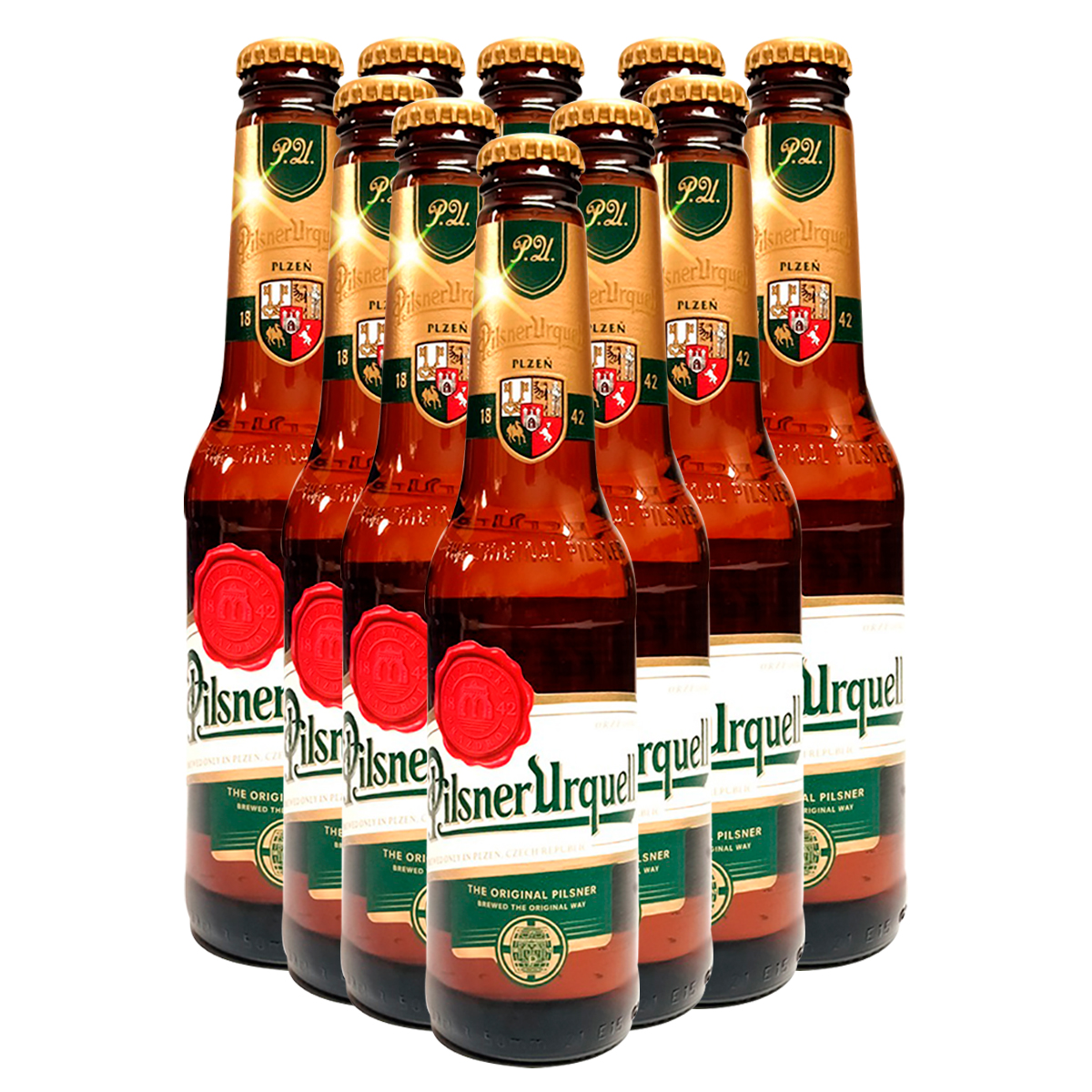 12 Pack Cerveza Pilsner Urquell The Original Pilsner 330ml
