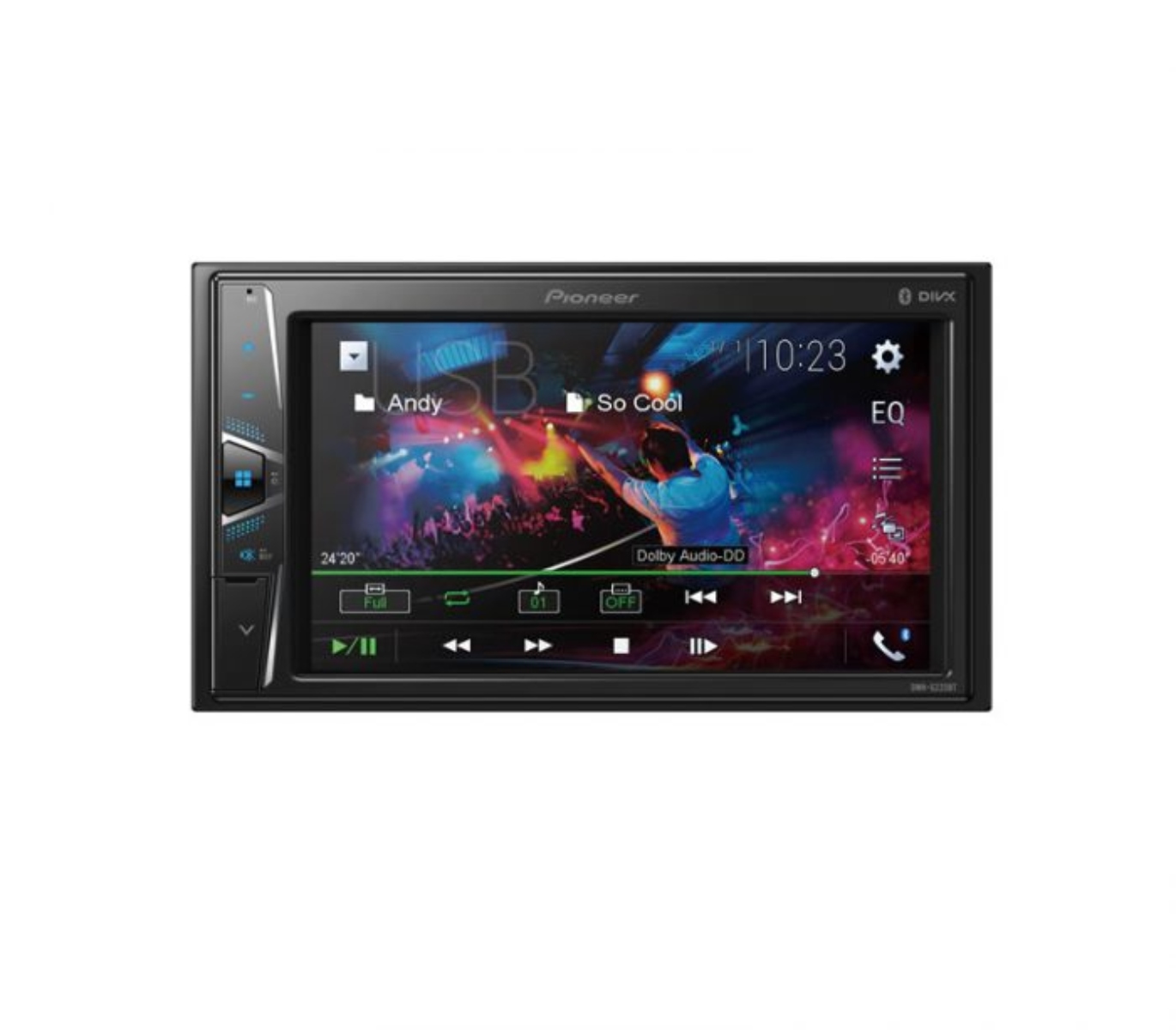 Autoestéreo Pantalla Pioneer DMH-G225BT 6.2" Bluetooth ALBY3