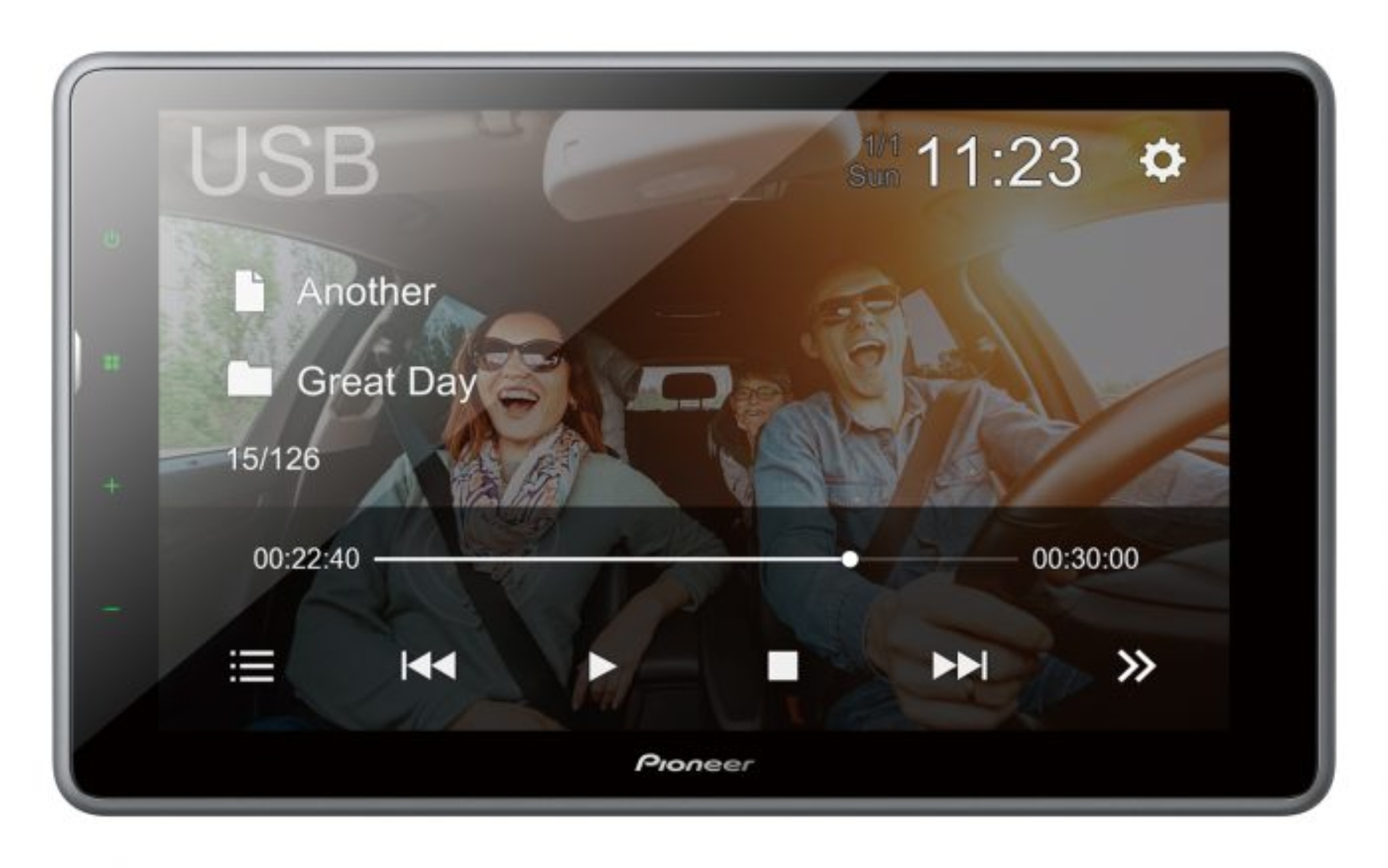 Autoestéreo de Medios Digitales Pioneer DMH-ZF8550BT 9" Pantalla Flotante ALBY3