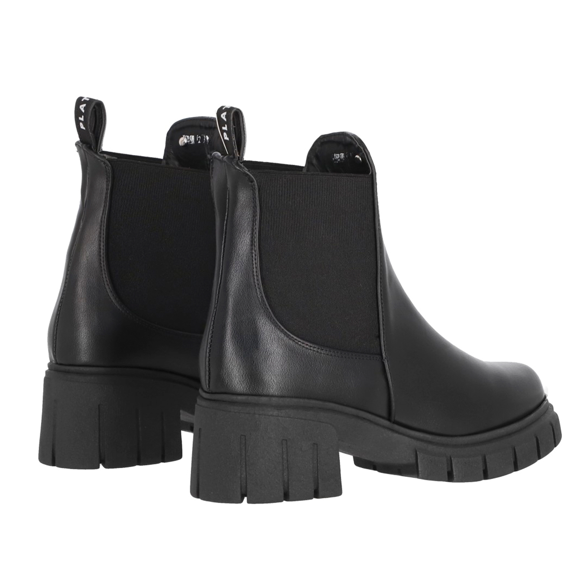 Platonia | Bota Confort Suela Track Rafaela Platonia | Con Cabra Piel Sintético | Bota Estilizada Confort  Casual Para Mujer | Resorte Lateral Ajustable