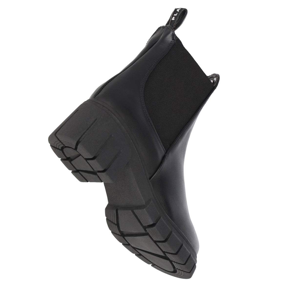 Platonia | Bota Confort Suela Track Rafaela Platonia | Con Cabra Piel Sintético | Bota Estilizada Confort  Casual Para Mujer | Resorte Lateral Ajustable