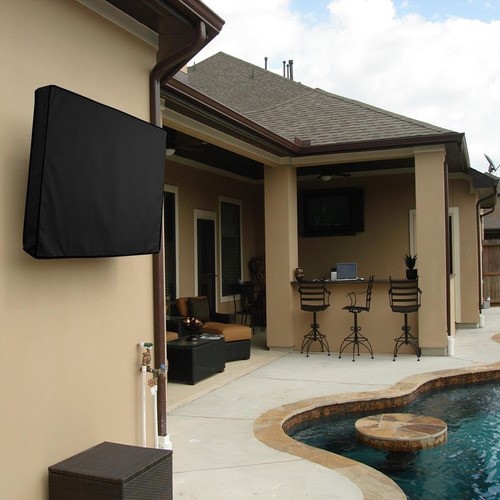 Protector De Pantalla Para Televisores Exteriores, 50-52 negro