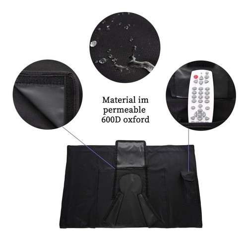 Protector De Pantalla Para Televisores Exteriores,30-32 Negr
