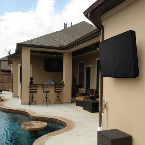 Protector De Pantalla Para Televisores Exteriores, 65-70 Negr