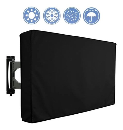 Protector De Pantalla Para Televisores Exteriores, 65-70 Negr