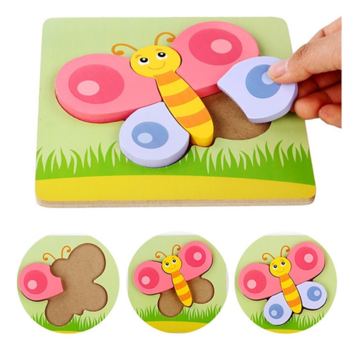 5 Rompecabezas Figuras Surtidas Para Niños Pequeños