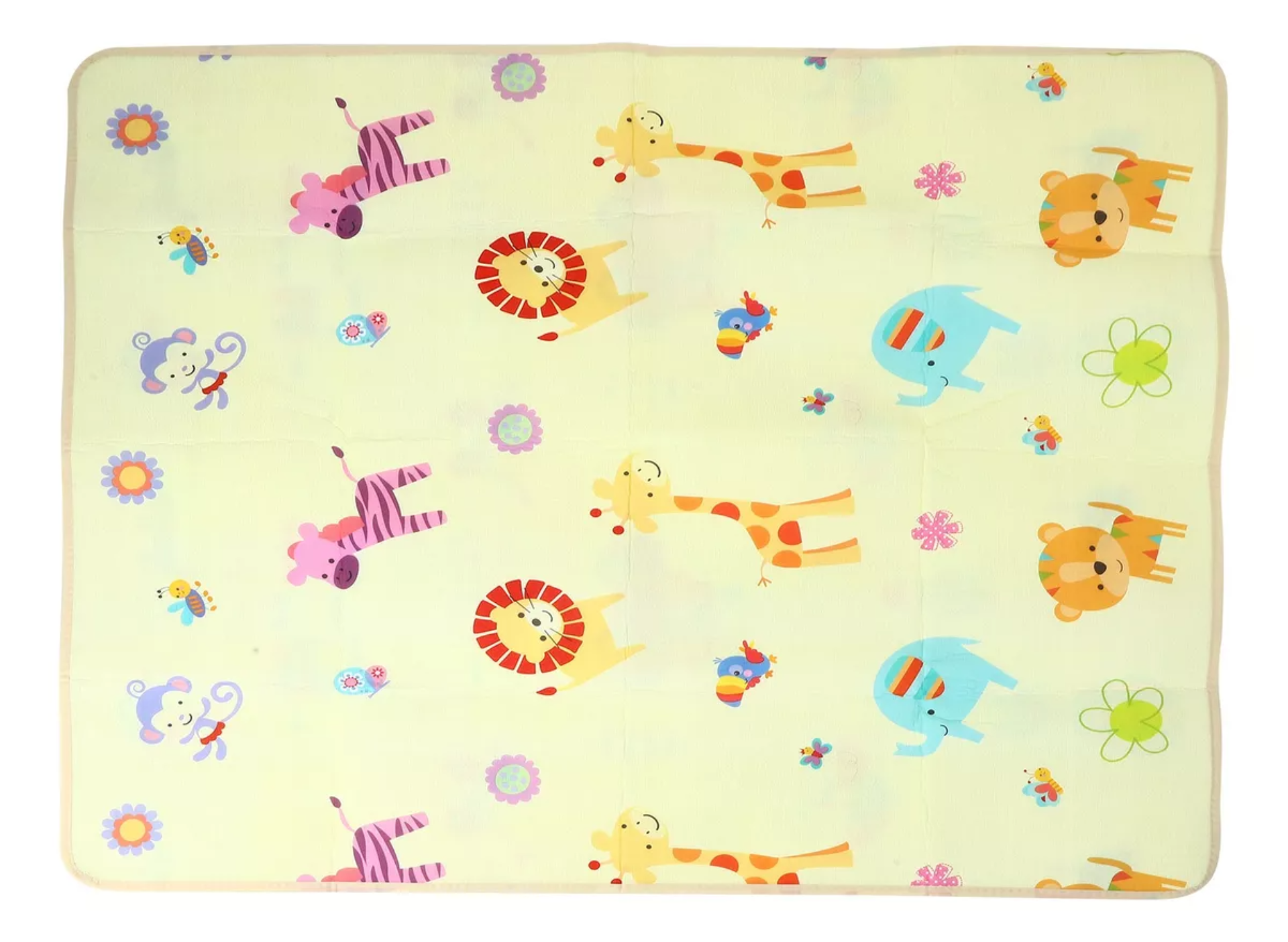 Tapete De Bebé Para Gateo Seguridad Plegable 180cm X 150cm