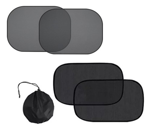 Parasol Para Ventana De Coche Para Bebé Bloquea Los Rayos Uv negro