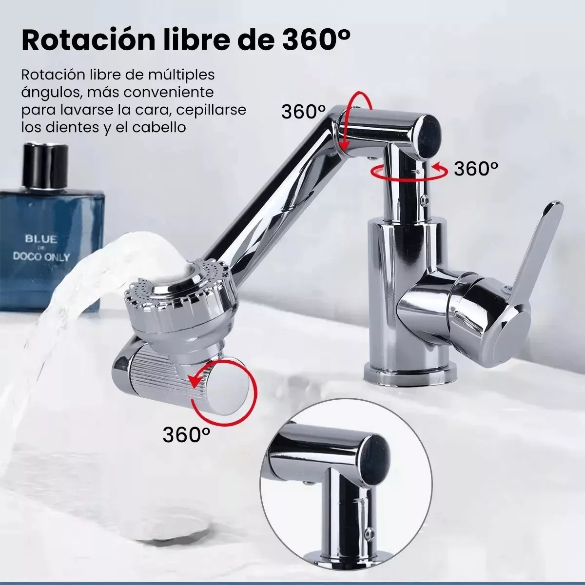 Grifo Cocina Acero Inoxidable, Mezcladora Fregadero 1080°