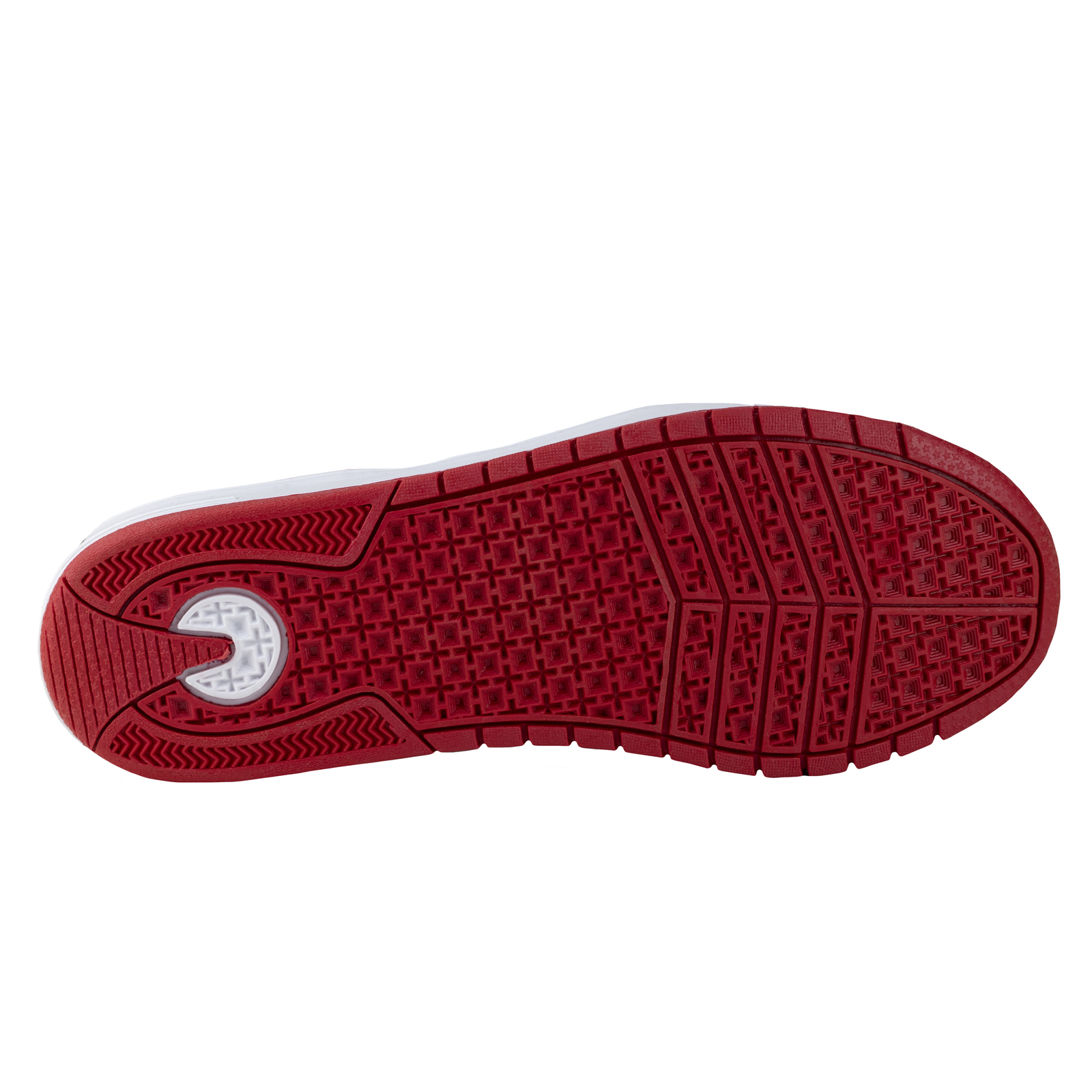 Sneakers De Bota Urbano Hombre Capa De Ozono 655201 Blanco Rojo