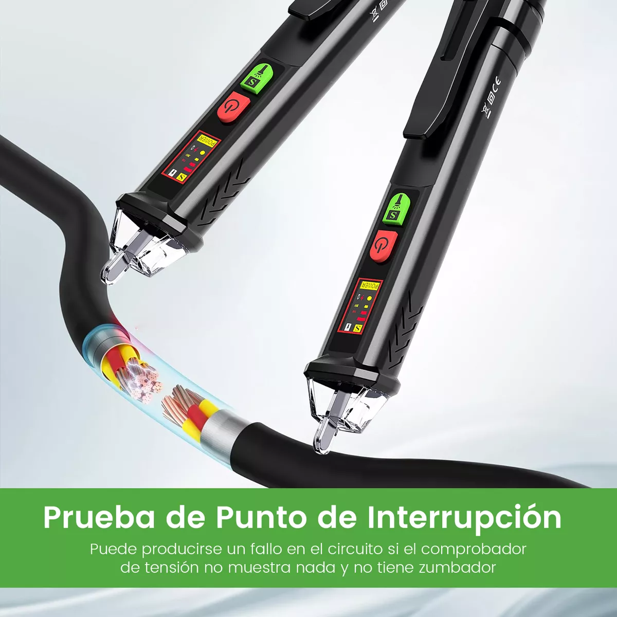 Lapiz Detector De Voltaje 12-1000 Ac Probador De Corriente