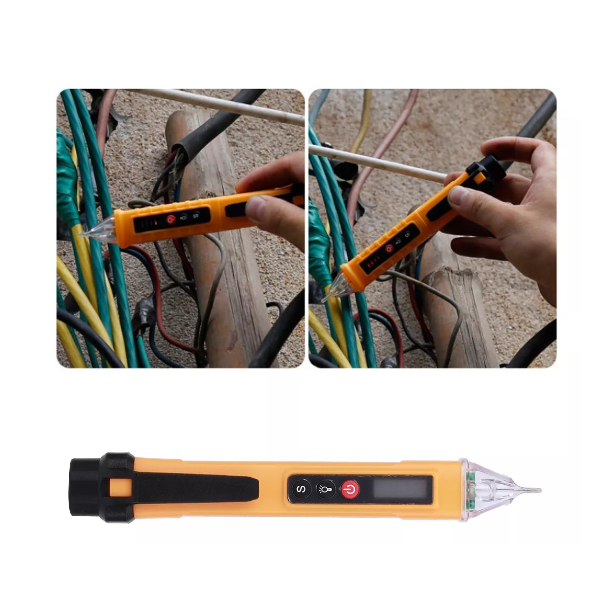 Lápiz Detector De Voltaje Probador De Corriente Ac12-1000v