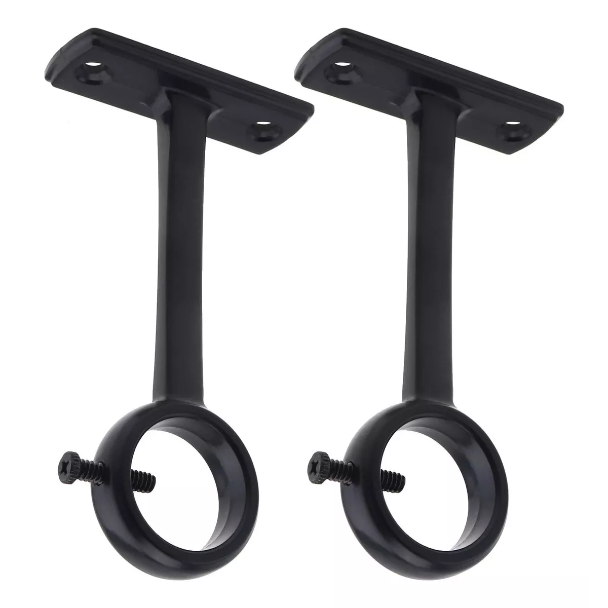 Soporte 2 Cortinero Para Pared/techos Ajustable Gancho