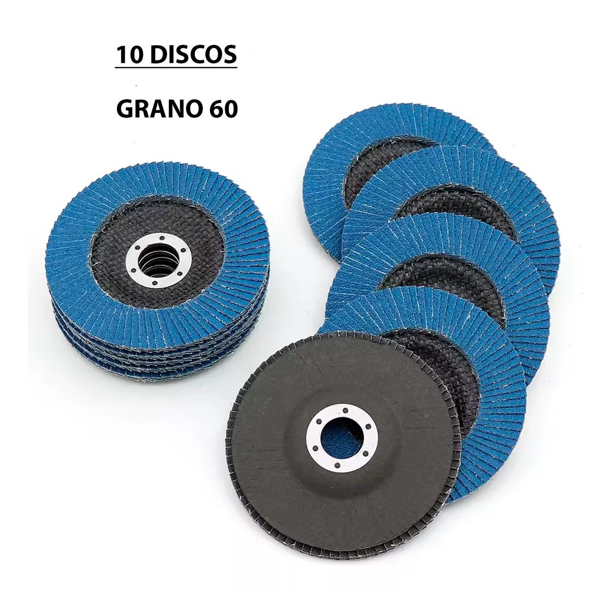 Disco Lija Laminado Pulido Grano 60 Tipo 29 4 1/2 X 7/8