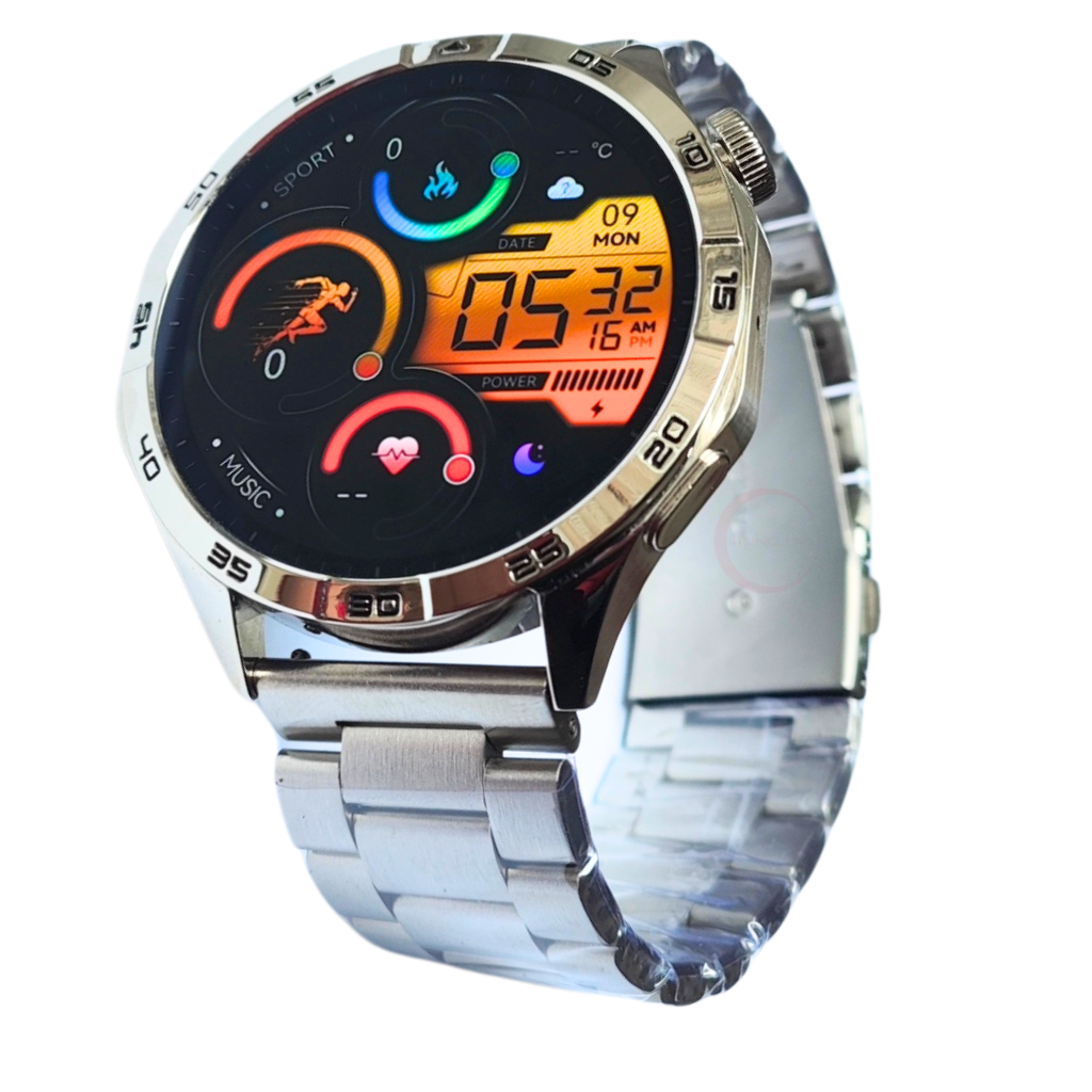 Reloj Smartwatch G Tide Power Con Audífonos Bluetooth Metal
