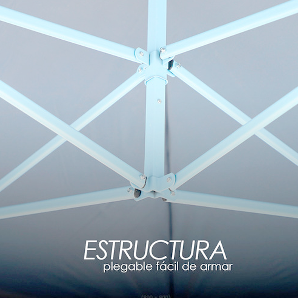 Toldo Plegable 3x3 Blanco