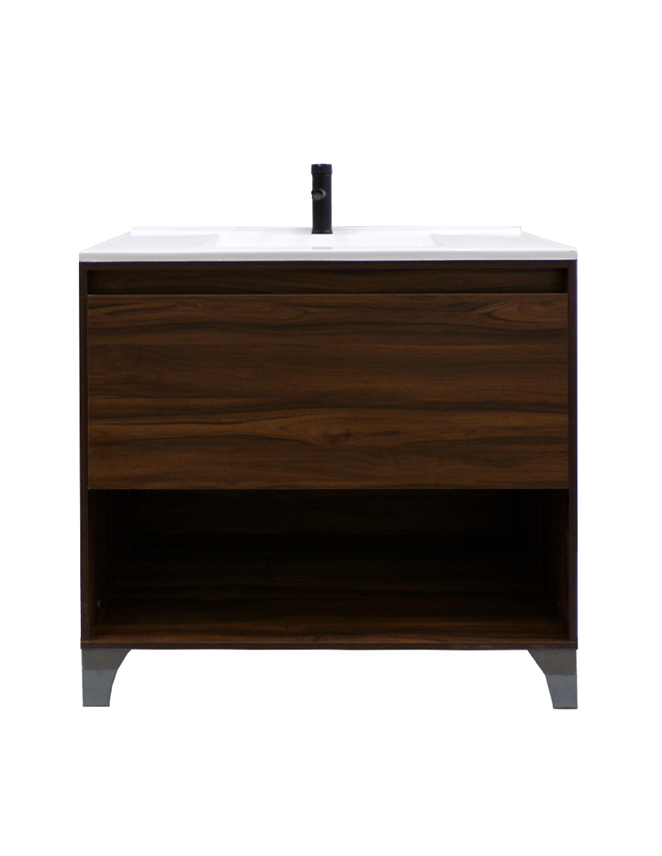 Gabinete De Baño Con Lavabo, Llave y Cajon Minimalista HIMALAYA