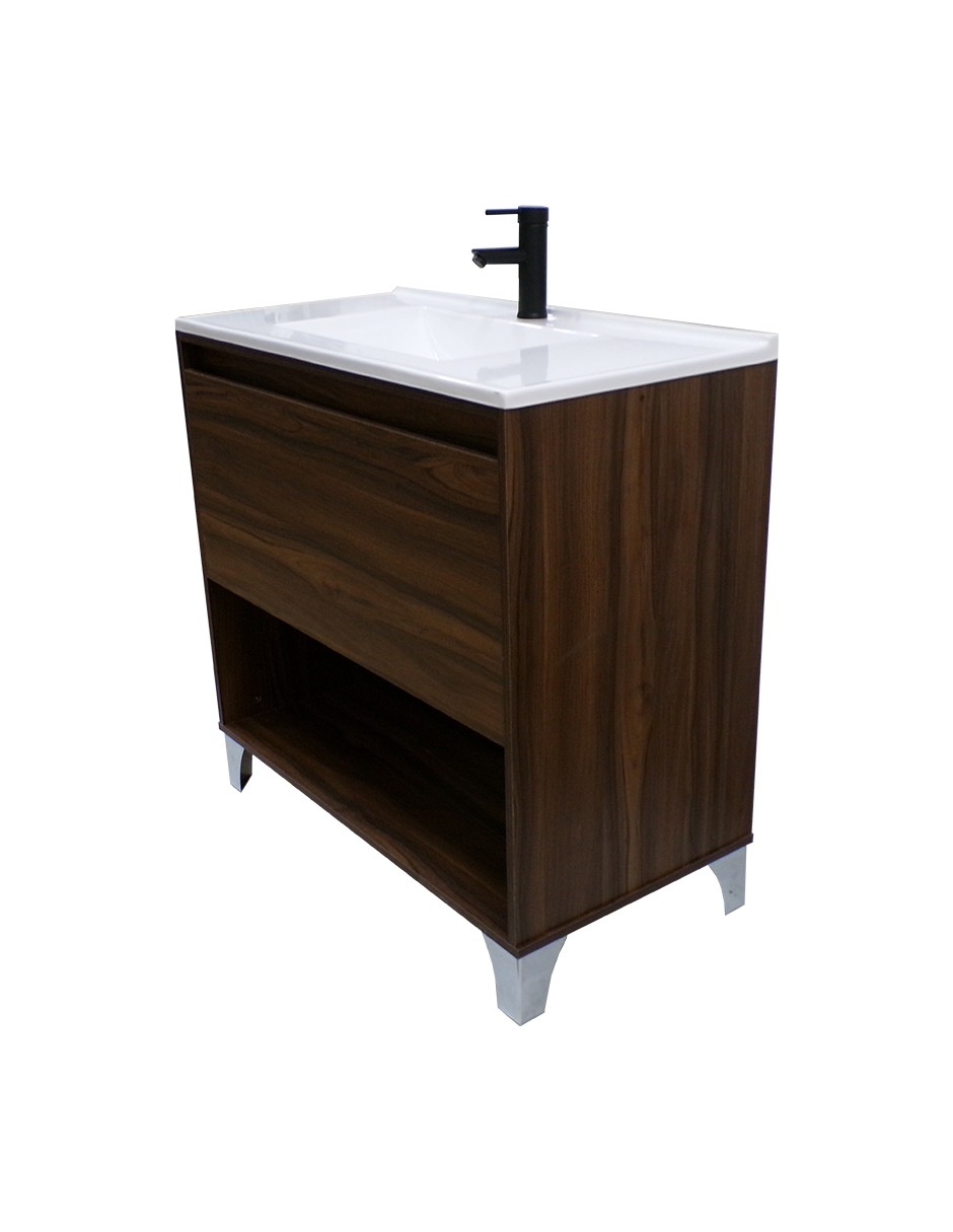 Gabinete De Baño Con Lavabo, Llave y Cajon Minimalista HIMALAYA
