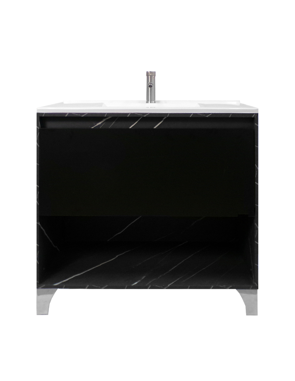 Gabinete De Baño Con Lavabo, Llave y Cajon Minimalista HIMALAYA