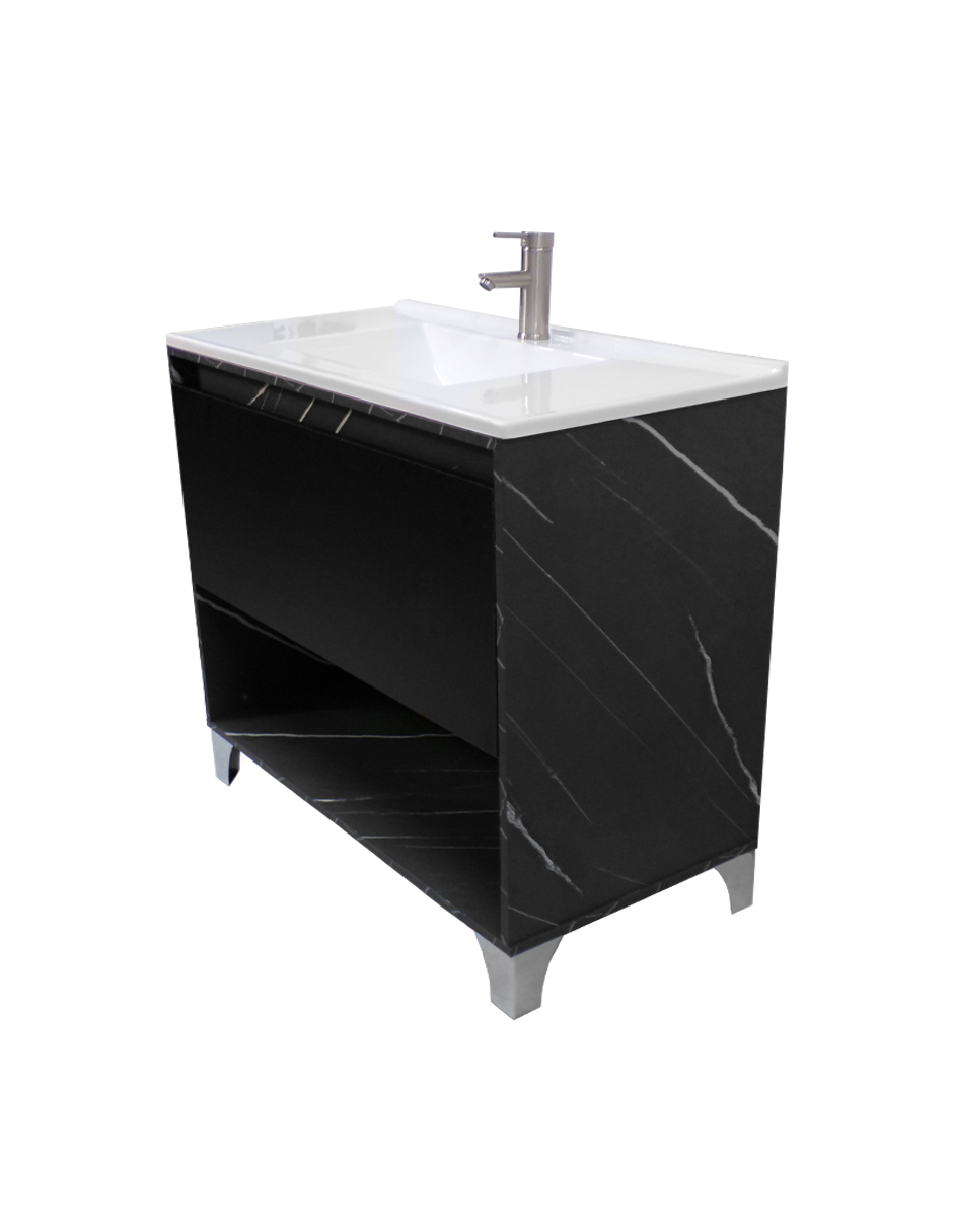 Gabinete De Baño Con Lavabo, Llave y Cajon Minimalista HIMALAYA