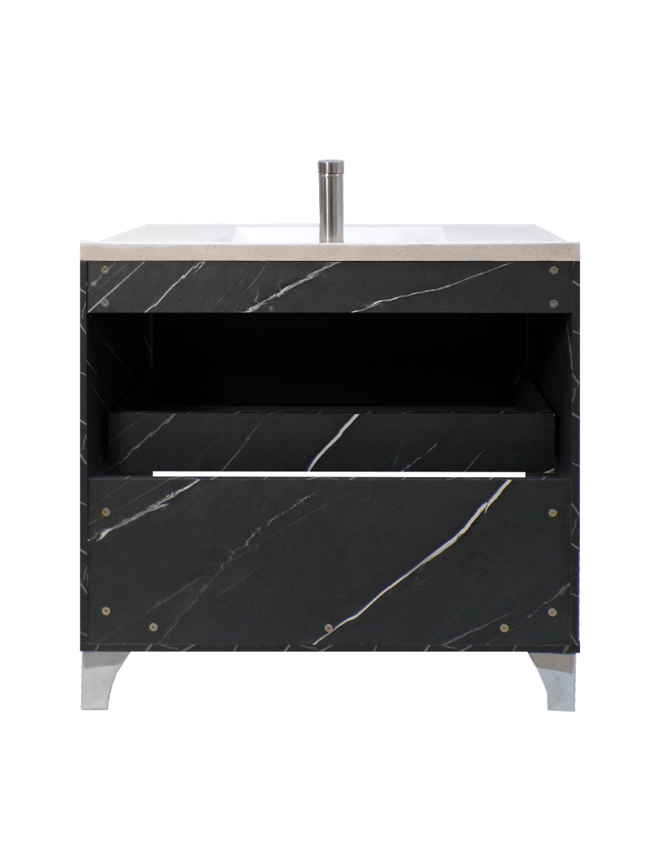 Gabinete De Baño Con Lavabo, Llave y Cajon Minimalista HIMALAYA
