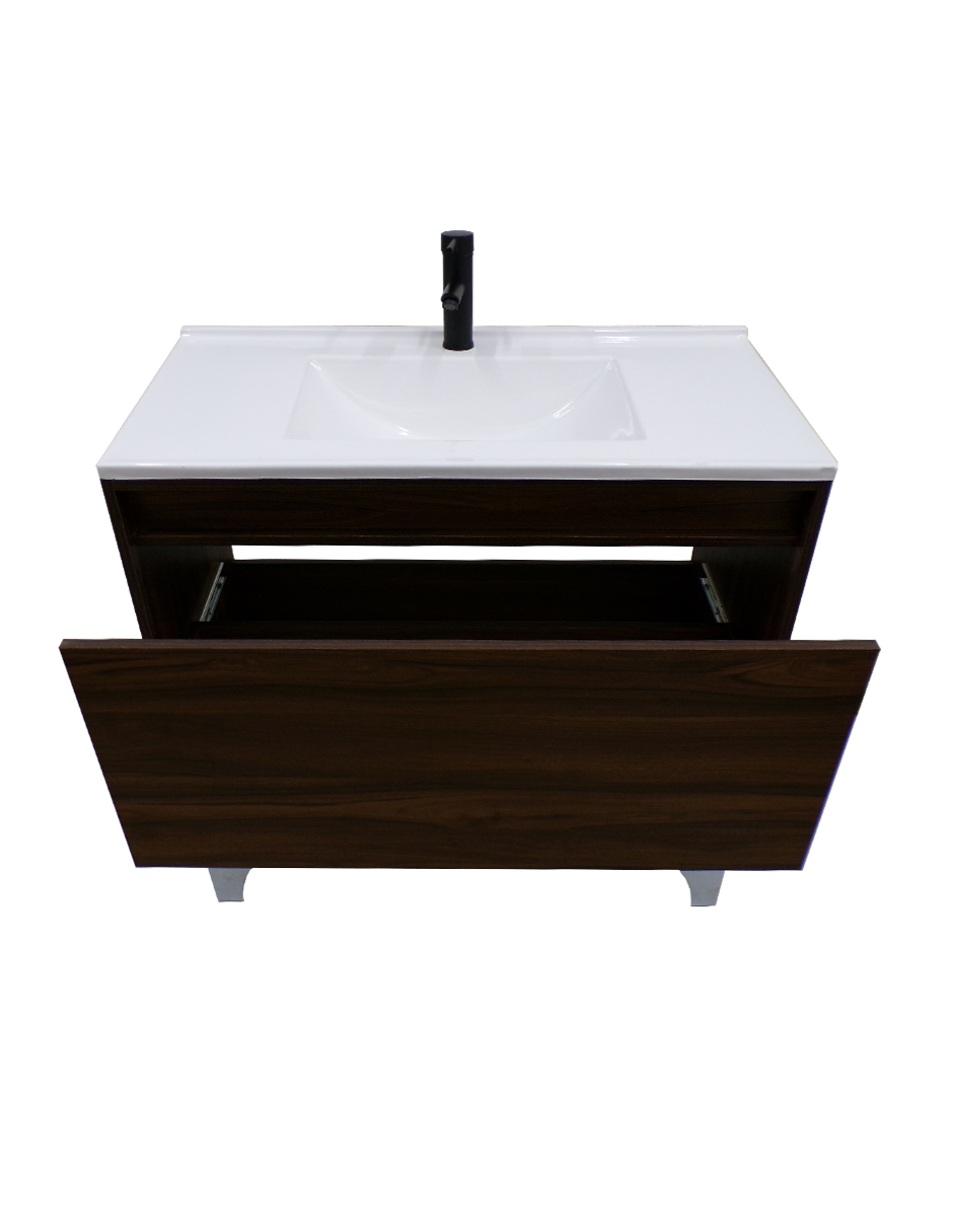 Gabinete De Baño Con Lavabo, Llave y Cajon Minimalista HIMALAYA