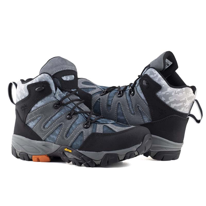 Bota Para Camping Hombre Berrendo Urbanas Outdoor 2016 Gris Azul