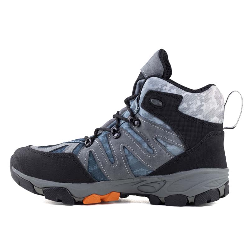 Bota Para Camping Hombre Berrendo Urbanas Outdoor 2016 Gris Azul