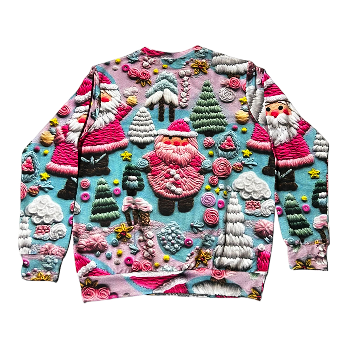 Sudadera Ligera Detalle Lentejuela Navidad Santa Claus