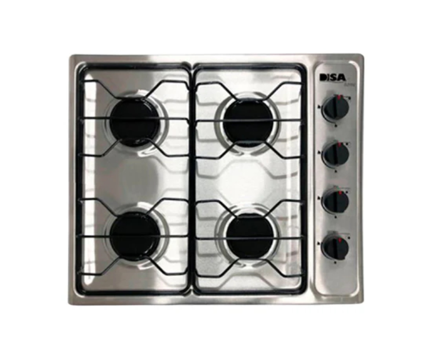 Parrilla de Empotre Disa 02-02-0-127 4 Quemadores Manual Acero Inox ENDY12