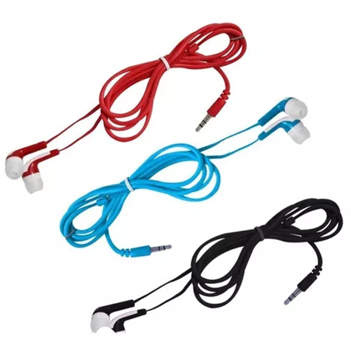 10 Piezas Audifonos In Ear 3.5mm Sin Microfono Color Al Azar