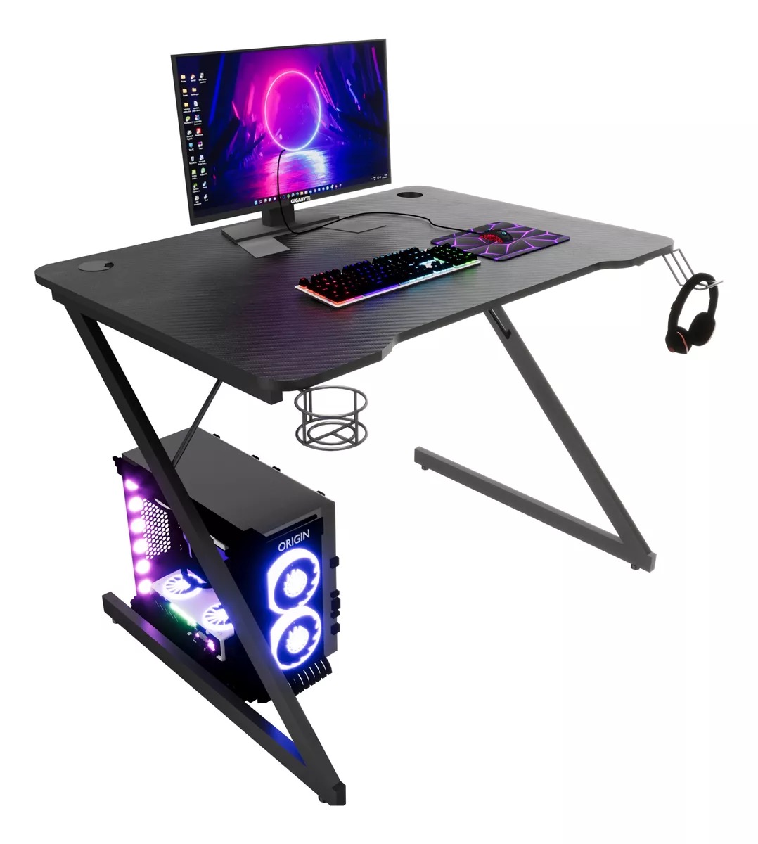 Escritorio Gamer Moderno Multifuncional Ergonómico Onehome