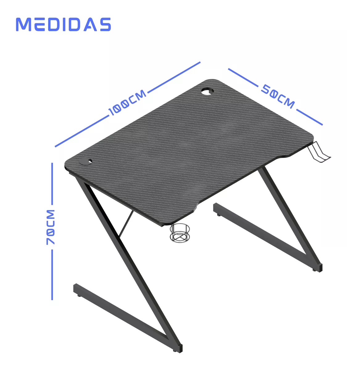 Escritorio Gamer Moderno Multifuncional Ergonómico Onehome