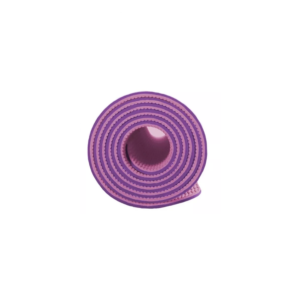 Tapete Antideslizante De Yoga Mat Tpe Con Líneas De Guía Color Violeta