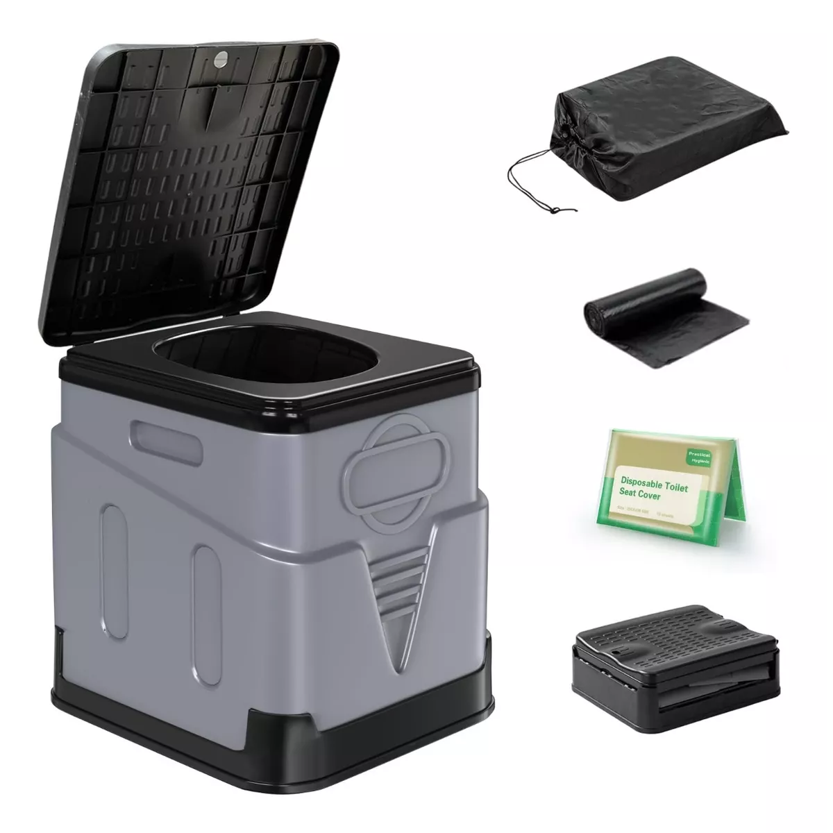 Escusado Sanitario W.c Plegable Portátil Para Al Aire Libre