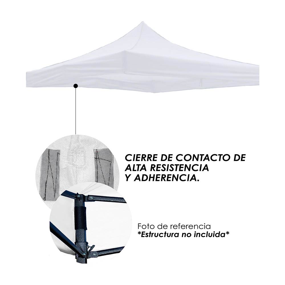Lona 3x3 600D  Blanca