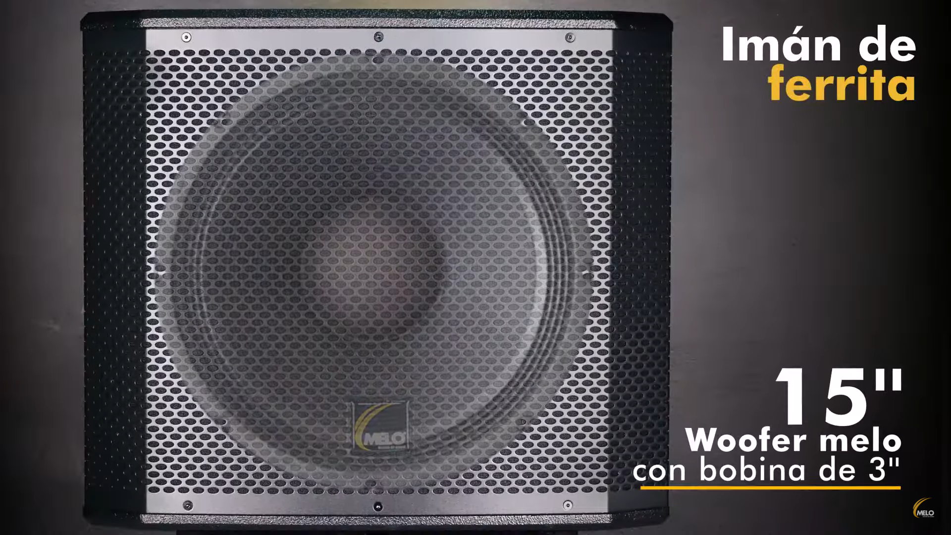 Melo XM15SUB Subwoofer Activo 15’’ 950w RMS 129dB Negro