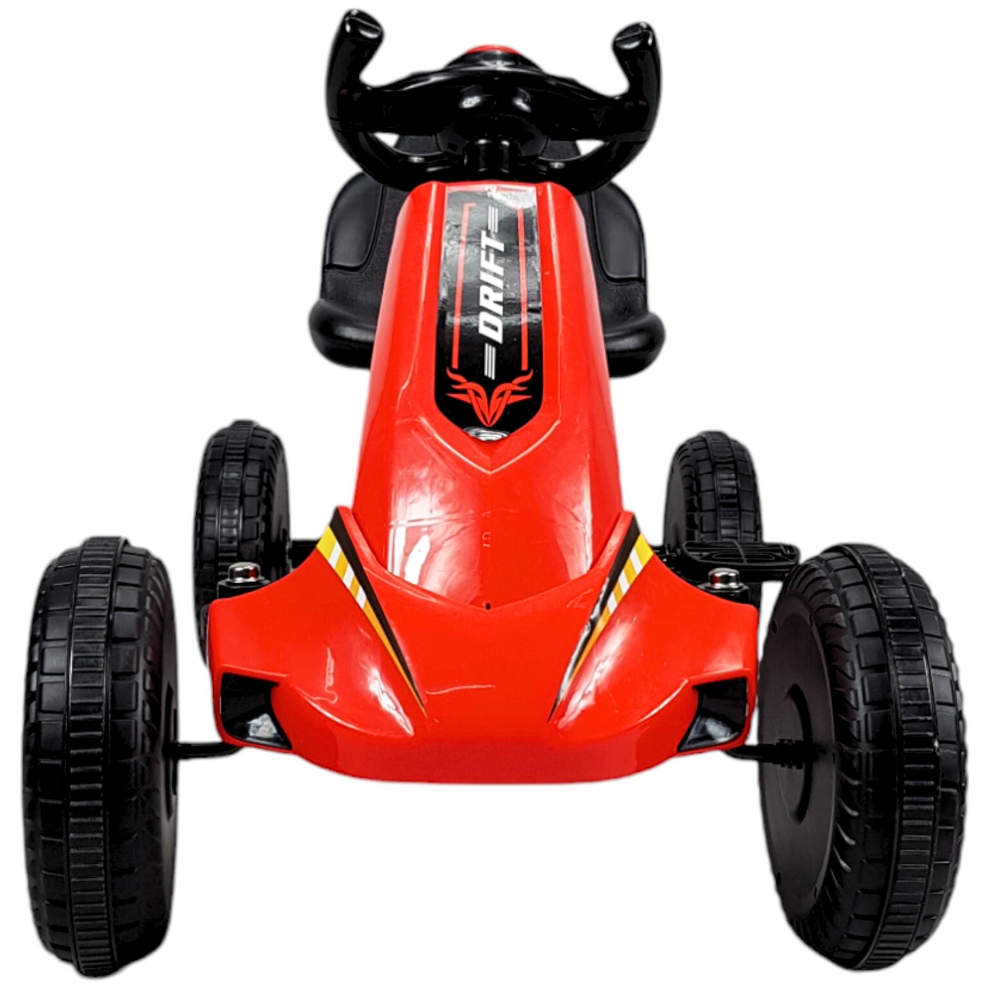 Go Kart para Niños, Avalancha Montable con Pedales, 30 kg - Rojo