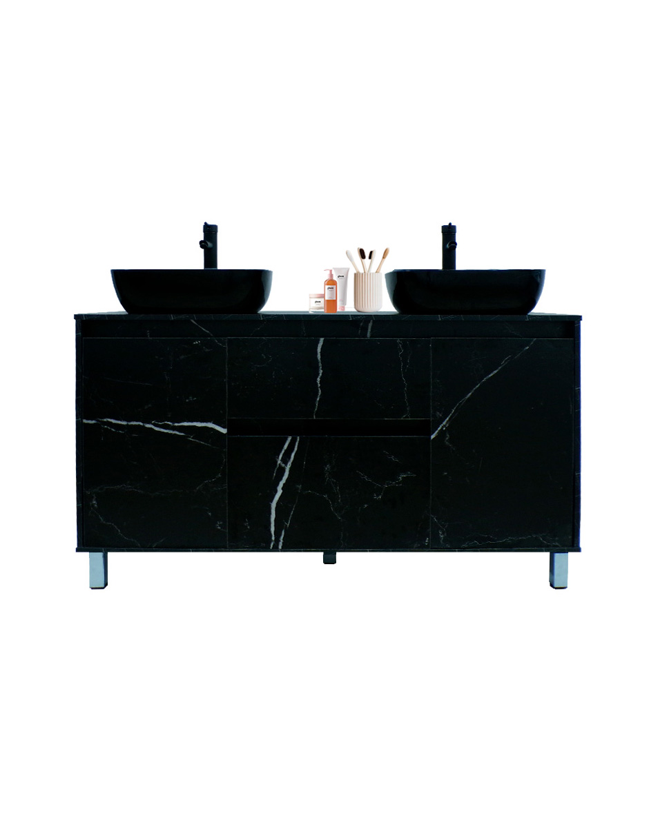 Gabinete Para Baño MÉDANO Con Doble Lavamanos Minimalista