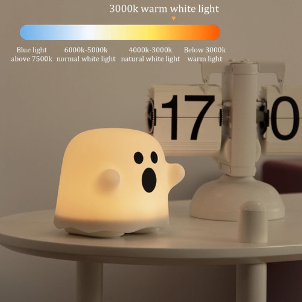 Linda Luz Nocturna Fantasma De Halloween Luz Led