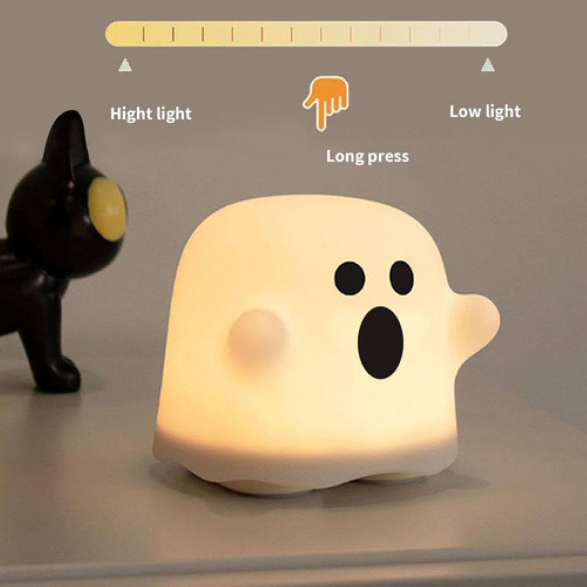 Linda Luz Nocturna Fantasma De Halloween Luz Led